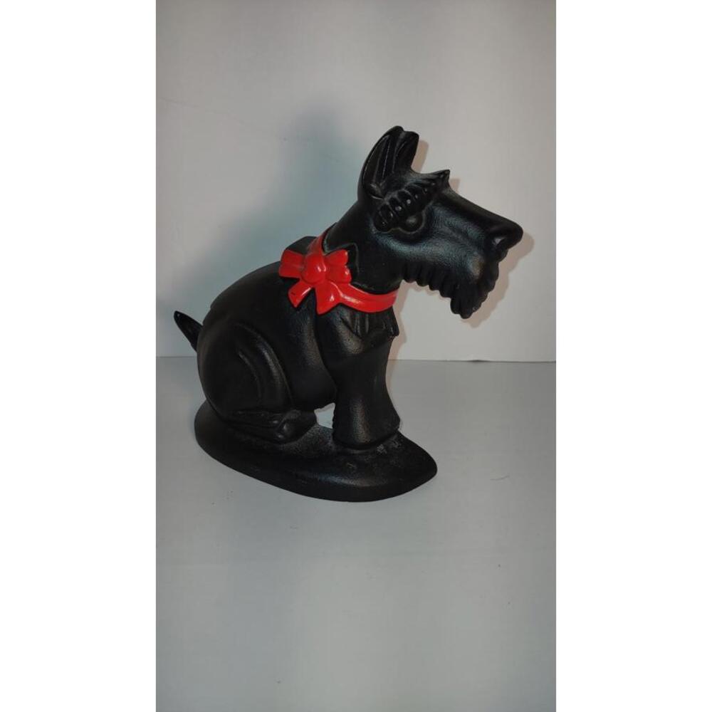 Vintage Cast Iron Scottish Terrier doorstop
